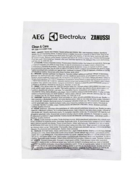 Порошок для удаления накипи для стиральной и посудомоечной машины Electrolux 902986547 (1 пак.x50г) Порошок для удаления накипи для стиральной и посудомоечной машины Electrolux 902986547 (1 пак.x50г)