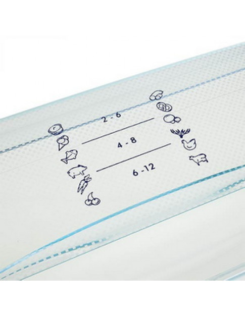 Панель ящика морозильної камери Liebherr 9041804 (верхнього/середнього) 365x185mm