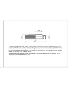 Сальник для пральної машини 35*62*8,5/10,5 ROLF 908092003121 Атлант