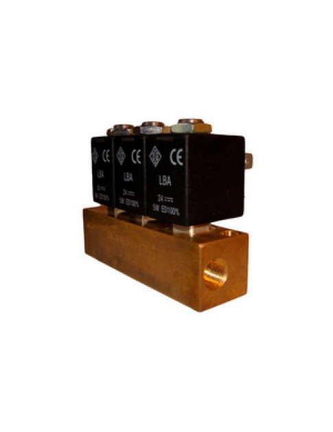 Блок електромагнітних клапанів (3 клапани) для кавомашини Philips Saeco