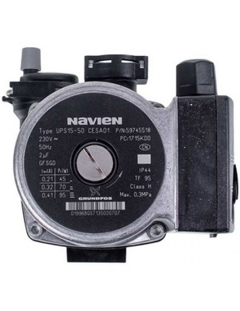 Насос циркуляційний у зборі Grundfos UPS 15-50 95 Вт (зворотне обертання) для газового котла Navien 9178002401