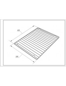 Решетка для духовки Gorenje 933264 425x335мм