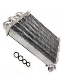 Теплообмінник бітермічний для газового котла Roda Vortech One, Unical Idea 18-24 кВт 95262566