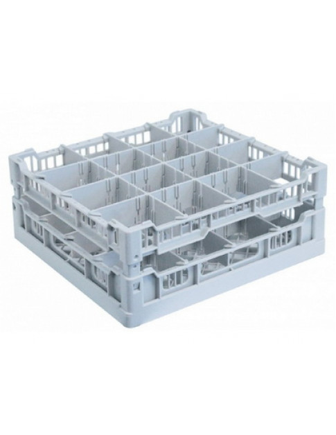 Кошик (касета) для склянок і келихів стаканомийної машини DIHR/ Comenda 971072 396x396x200mm