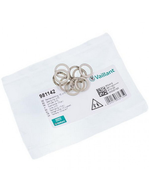 Набір прокладок паронітових 1/2&apos&apos (10 шт.) для газового котла Vaillant 981142