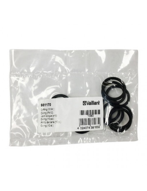 Набір прокладок O-Ring (10 шт.) основного теплообмінника для газового котла Vaillant TEC, Compact 981170
