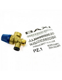 Запобіжний клапан 8 бар для бойлера газового котла Baxi Nuvola 3 Comfort, Westen Boiler Digit 9950620