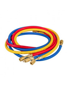 Набор заправочных шлангов A360 (3 шт.x1500mm 1/4''-1/4'' SAE) для фреона R-12 R-22 R-502