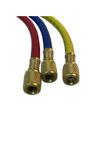 Набор заправных шлангов B360-S (3 шт.x1500mm 1/4''-1/4'' SAE) для фреона R-22 R-134 R-502