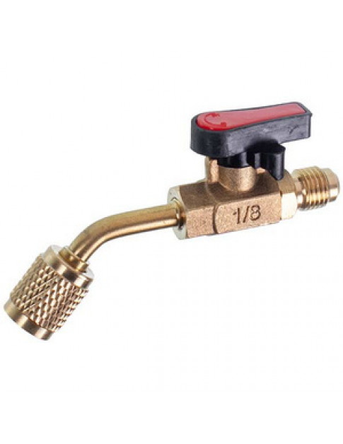 Кран кутовий 45° для заправки фреону (1/4”) RTM BV -451 Кран кутовий 45° для заправки фреону (1/4”) RTM BV -451