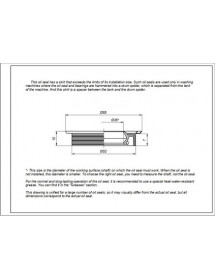 Сальник для пральної машини Indesit 35*52/65*7/10 C00039667 Сальник для пральної машини Indesit 35*52/65*7/10 C00039667