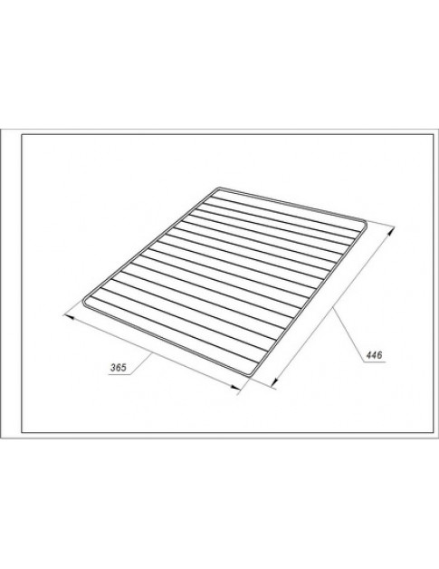 Решітка 445x365mm C00081578 для духовки Indesit, Ariston