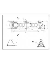 Активатор, ребро барабана для пральної машини Indesit L=208mm C00083894