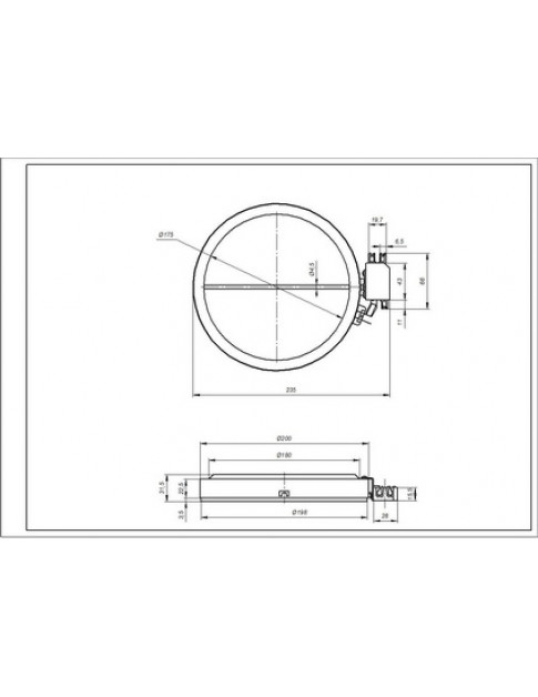 Конфорка для склокерамічної поверхні Indesit 1800W C00139036
