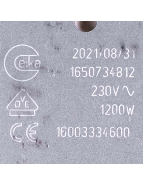 Конфорка для стеклокерамической поверхности Indesit C00139052 1200W