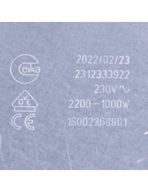 Конфорка 2200/1000W для склокерамічної поверхні Indesit C00261917 Конфорка 2200/1000W для склокерамічної поверхні Indesit C00261917