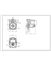 Помпа (насос) для пральної машини Indesit C00266228 Askoll 40W М325 Помпа (насос) для пральної машини Indesit C00266228 Askoll 40W М325