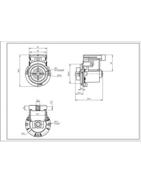 Помпа (насос) для пральної машини Indesit C00283277 LEILI 35W BPX2-285L