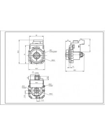 Помпа 30W B20-6AZ Hanyu C00285437 для пральної машини Indesit Помпа 30W B20-6AZ Hanyu C00285437 для пральної машини Indesit
