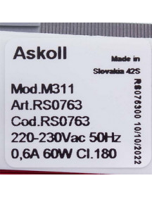 Помпа циркуляційна для посудомийної машини Indesit, Ariston C00303737 60W