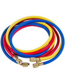 Набор заправочных шлангов C372-S (3 шт.x1800mm 1/4''-5/16'' SAE) для фреона R-410