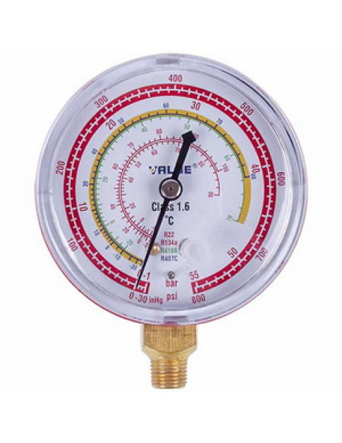 Манометр високого тиску CBH VALUE (D корпуса=68mm, R22 R134 R410 R407)