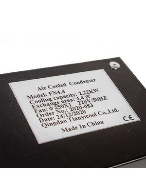 Конденсатор (теплообмінник) із вентилятором CD-4.4 1,3kW H=280mm L=360mm