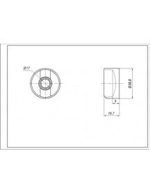 Ручка регулювання (універсальна) COK751UN для плити Ручка регулювання (універсальна) COK751UN для плити