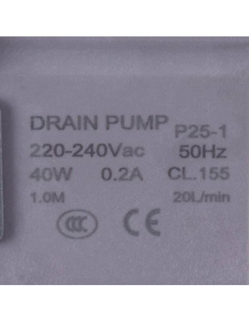 DC31-00030A Samsung Помпа (насос) для пральної машини Drain Pump 40W P25-1 (мідна обмотка)