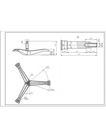 Хрестовина барабана для пральної машини Samsung DC97-00124B L=127mm Хрестовина барабана для пральної машини Samsung DC97-00124B L=127mm