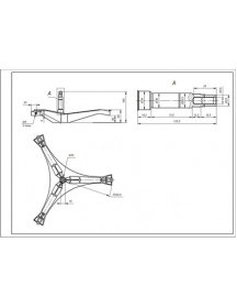 Хрестовина барабана для пральної машини Samsung DC97-15184A L=127mm