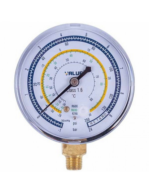 Манометр низького тиску FBL VALUE (D корпусу=68mm, R600 R290)
