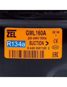 Компресор для холодильника Zanussi ZEL GML160А R134a 160W (з пусковим реле ZNB68-120P15C)
