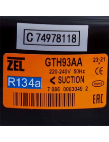 Компресор для холодильника Zanussi ZEL GTH93AA R134a 260W (з пусковим реле)