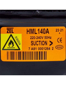 Компресор для холодильника Zanussi ZEL HML140A R600a 140W (з пусковим реле ZHB43-120P15C)