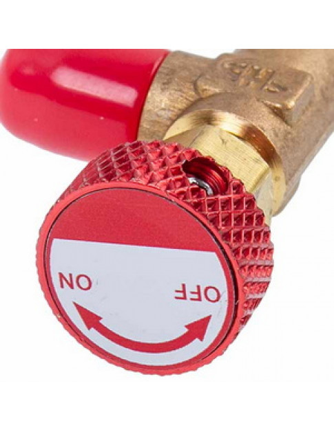 Кран для заправки кондиціонерів HS-1221 (різьба внутрішня 5/16” зовнішня 1/4