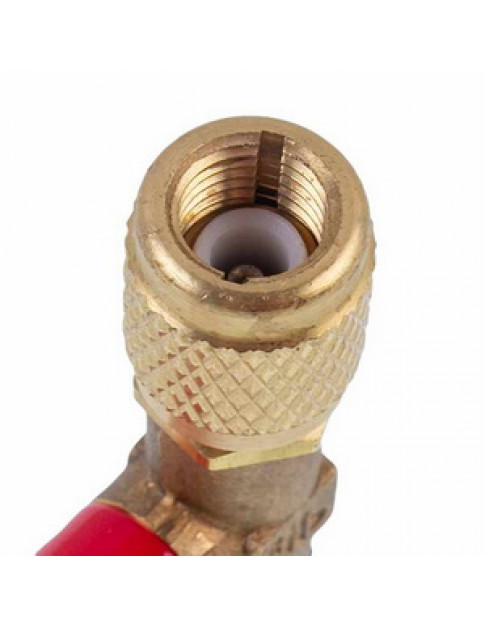 Кран для заправки кондиціонерів HS-1222 (різьба внутрішня 1/4&apos&apos зовнішня 1/4&apos&apos)