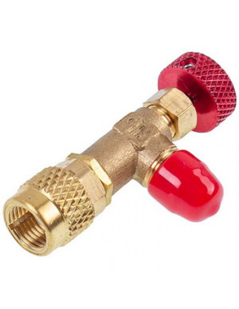 Кран для заправки кондиционеров HS-1223 (резьба внутренняя 5/16” внешняя 5/16