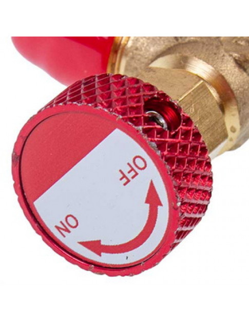 Кран для заправки кондиционеров HS-1223 (резьба внутренняя 5/16” внешняя 5/16