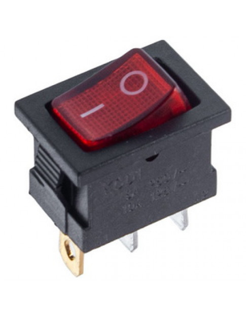 Выключатель (одинарный) для бойлера KCD1 (250V, 6A), 3 контакта