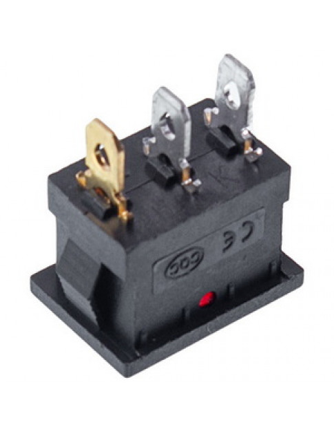 Выключатель (одинарный) для бойлера KCD1 (250V, 6A), 3 контакта