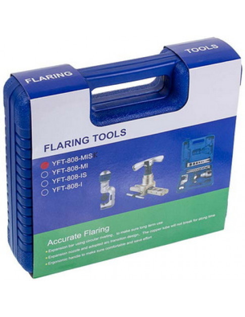 Набор вальцовочный LEETO LTT-808-MISK Диаметр трубы = 1/4” – 3/4” (6-19mm) + развертка и труборез