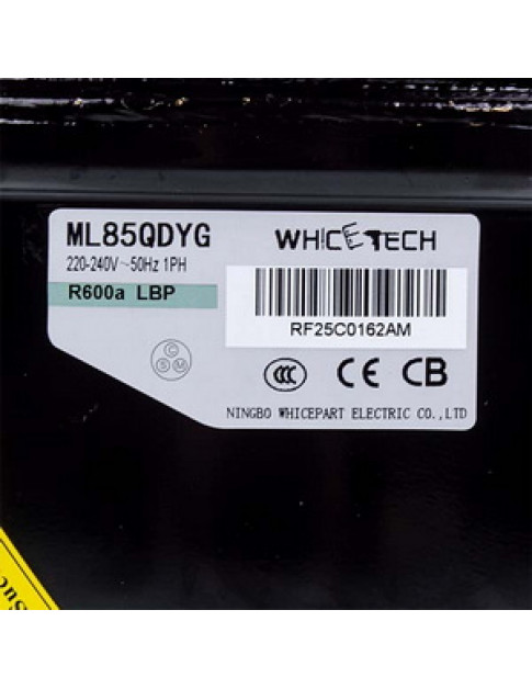 Компресор для холодильника WhiceTech ML85QDYG R600a 142W (з пусковим реле)