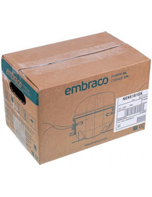 Компресор для холодильника EMBRACO ASPERA NEK6181GK R404 599W Компресор для холодильника EMBRACO ASPERA NEK6181GK R404 599W