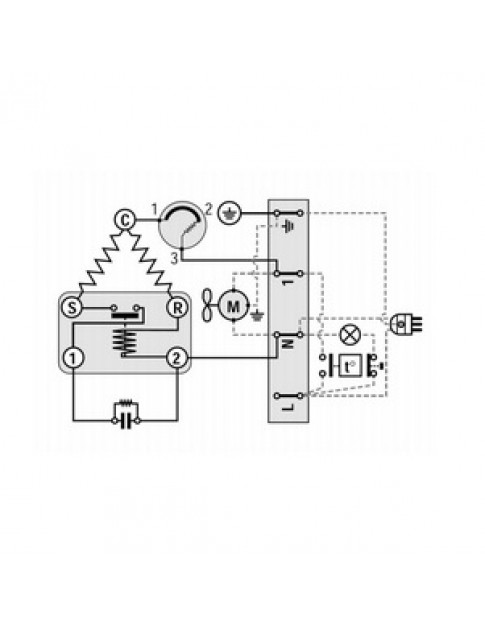 Компрессор для холодильника EMBRACO ASPERA NEK6210GK R404a 775W (с пусковым реле CSIR)