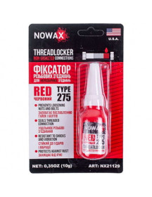 NOWAX NX21129 Фіксатор різьби для побутової техніки THREADLOCKER RED 10g