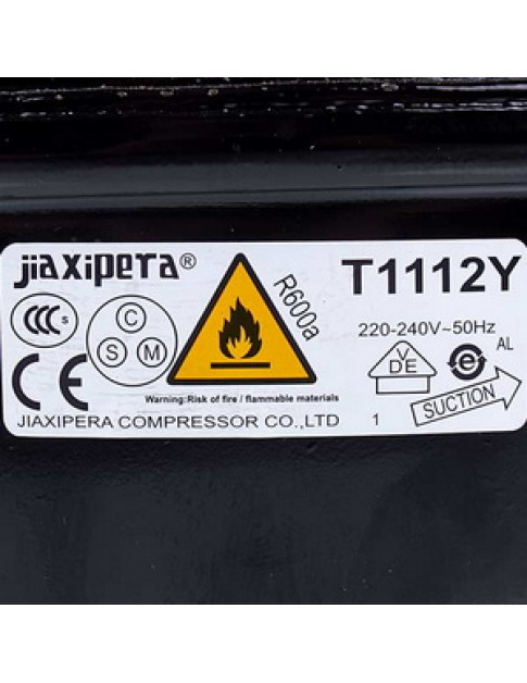 Компресор для холодильника JIAXIPERA NТ1112Y R600a 140W Компресор для холодильника JIAXIPERA NТ1112Y R600a 140W