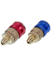 Набір заправних муфт QC 12 (низького + високого тиску) для автокондиціонерів швидкознімні