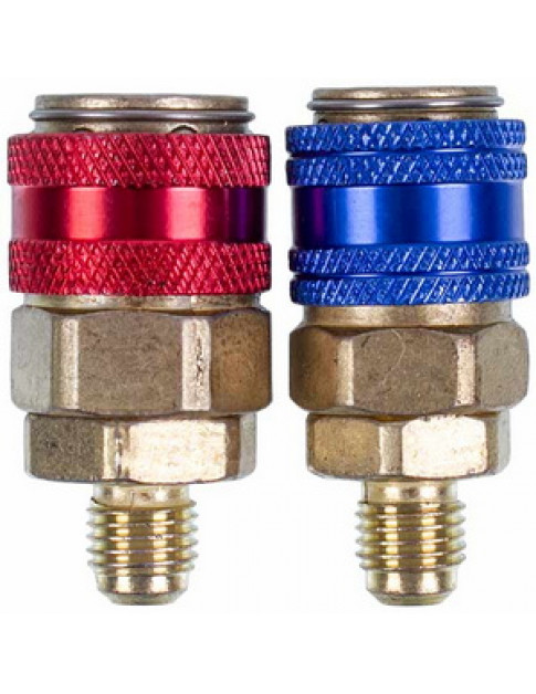 Набір заправних муфт QC 12 (низького + високого тиску) для автокондиціонерів швидкознімні