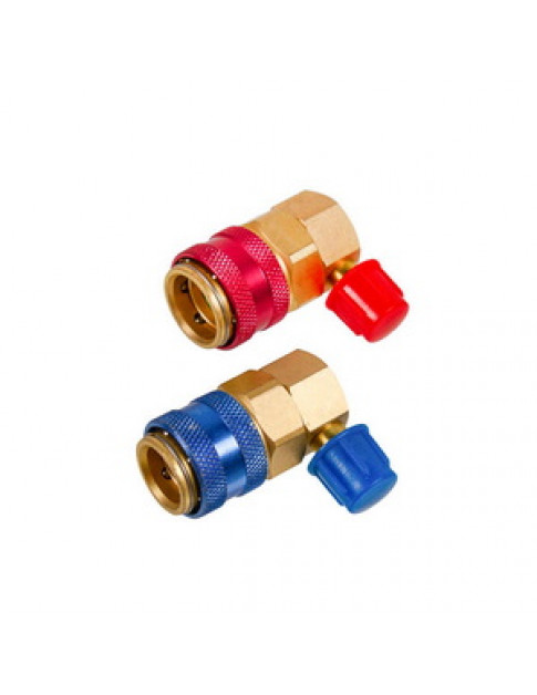 Заправочные муфты (2 шт.) для автокондиционеров QC-12A 1/4